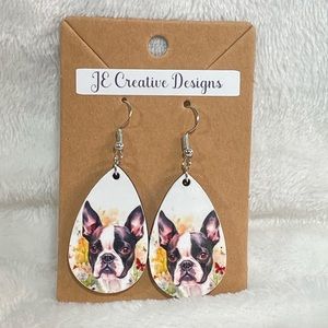 Boston Terrier Earrings